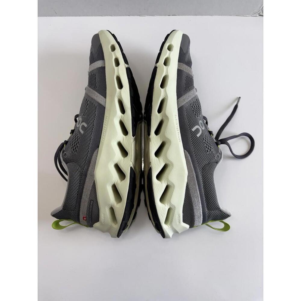 On Cloudsurfer Trail Running Sneakers Men's Size 12.5 Iron/Lima Athletic Shoes - Picture 7 of 16